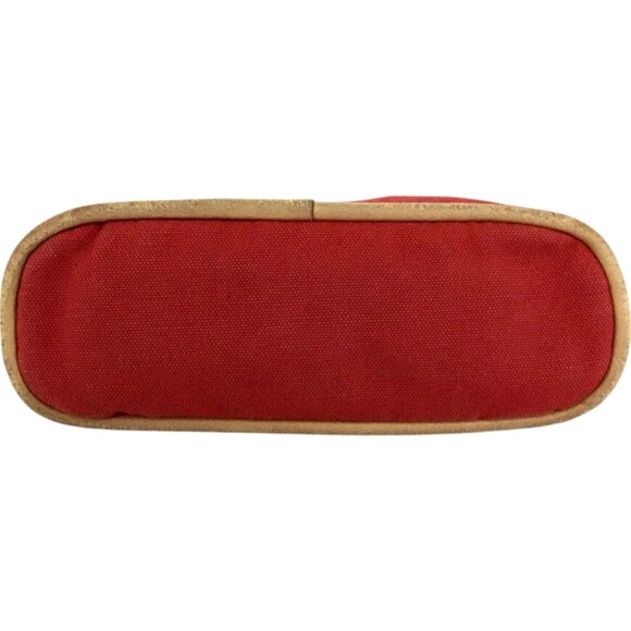 898175BQ (L1) Hermes Clutch Bag Red Canvas - Picture 5 of 9